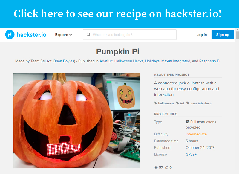 Seluxit IoT Rapid Prototyping Hackster io pumpkin pi