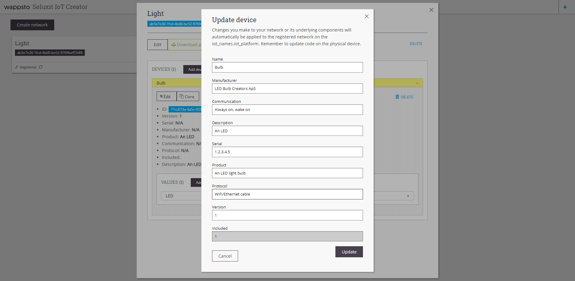 Creating a Device