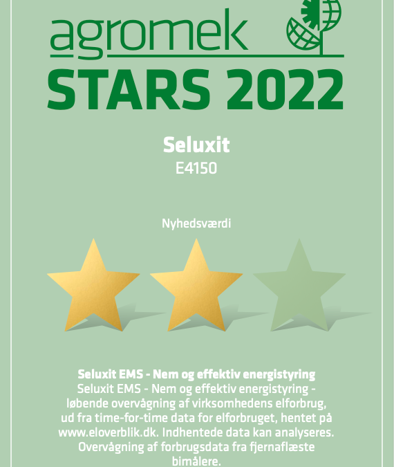 Seluxit EMS receives Agromek Stars 2022 award